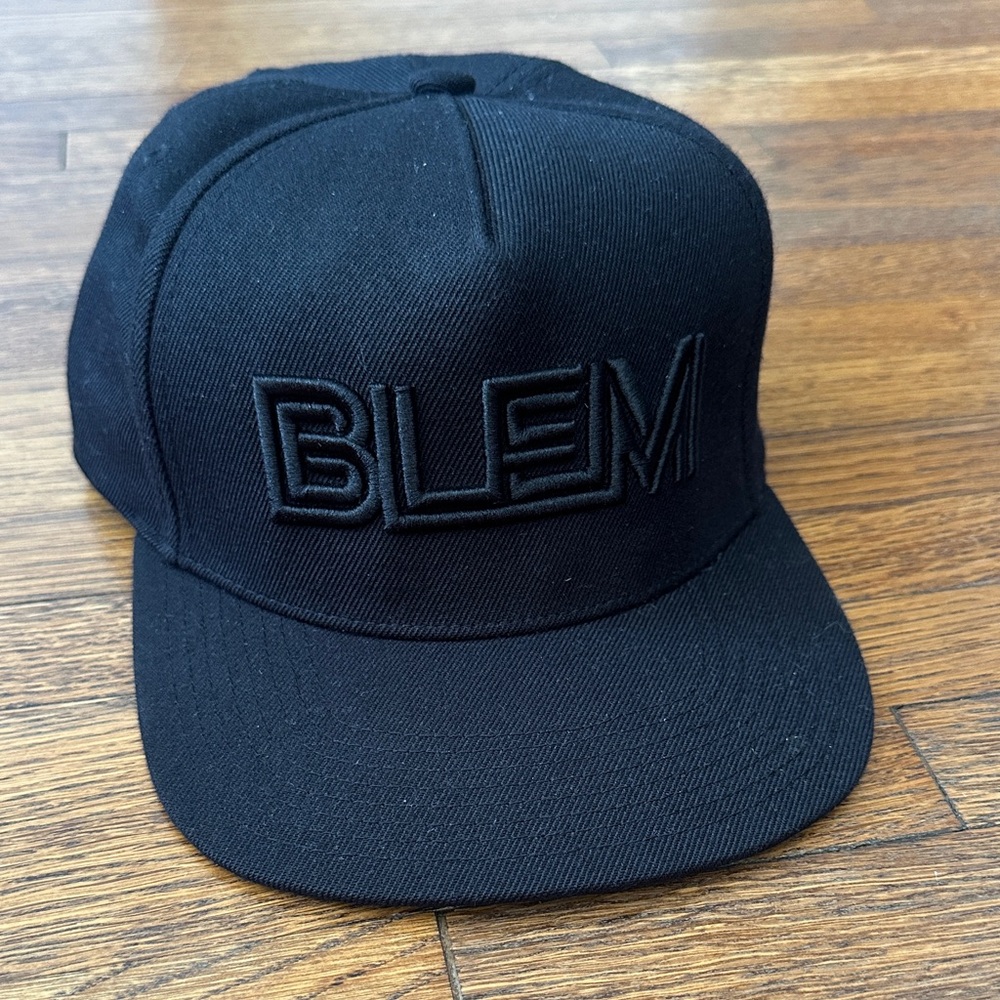 Black BLEM Snapback Hat